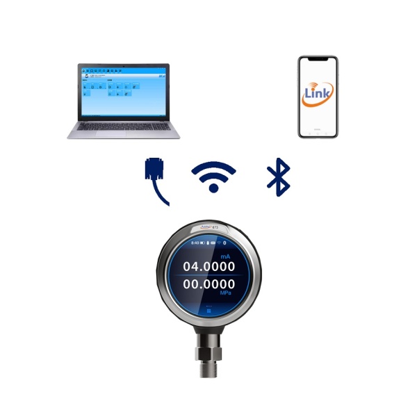 ADT673 Advanced Digital Pressure Calibrator - Compound Pressure - Image 4