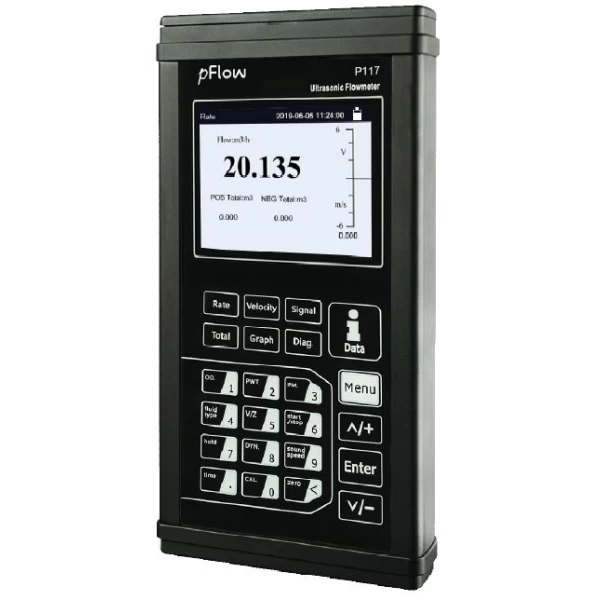 P117 Portable Ultrasonic Flow Meter - Image 2