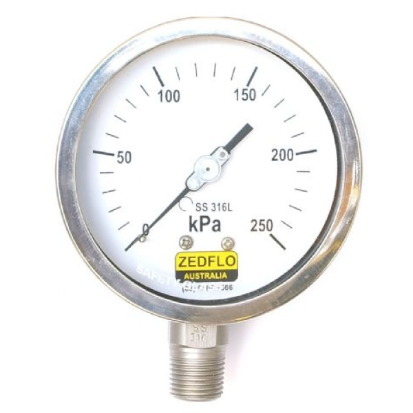 Economical Stainless Steel Pressure Gauges - Image 6