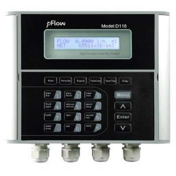 D118 Wall Mount Transit Time Flow Meter - Image 2