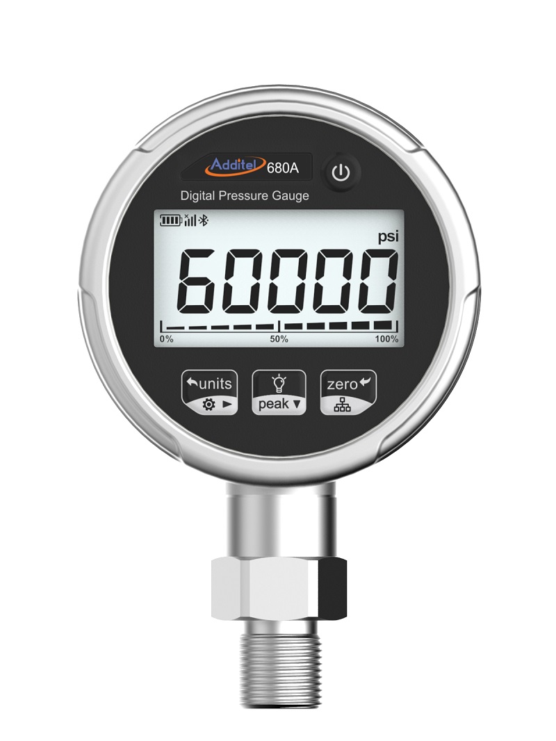 ADT680A Digital Pressure Gauge – Gauge Pressure Datalogging - Image 2