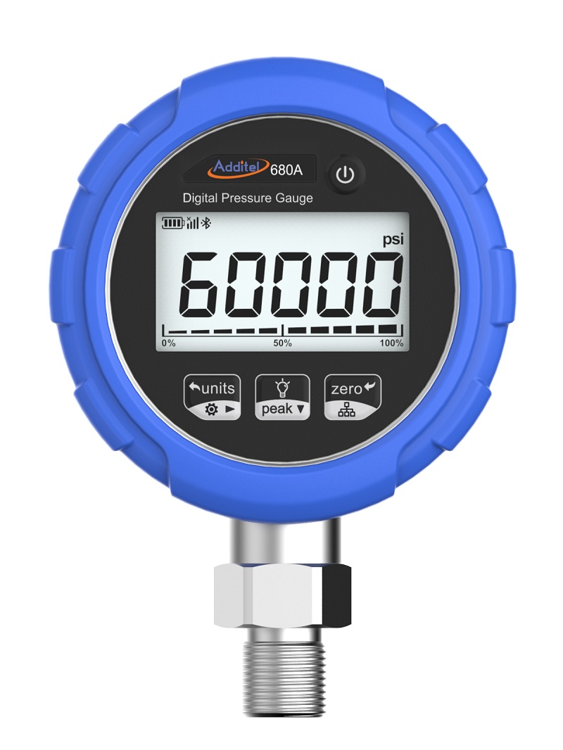 ADT680A Digital Pressure Gauge – Gauge Pressure Datalogging