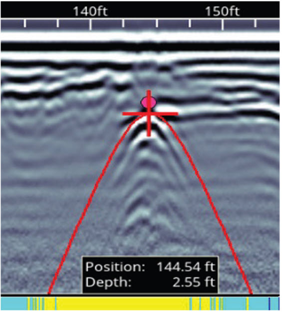 LMX150 easy depth calibration screen