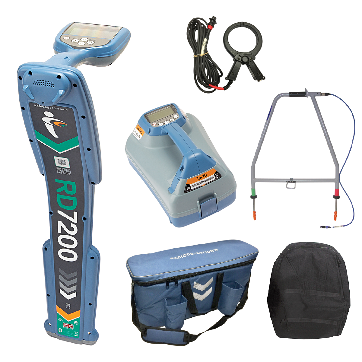 RD7200 Cable and Pipe Locator and Transmitter Kit
