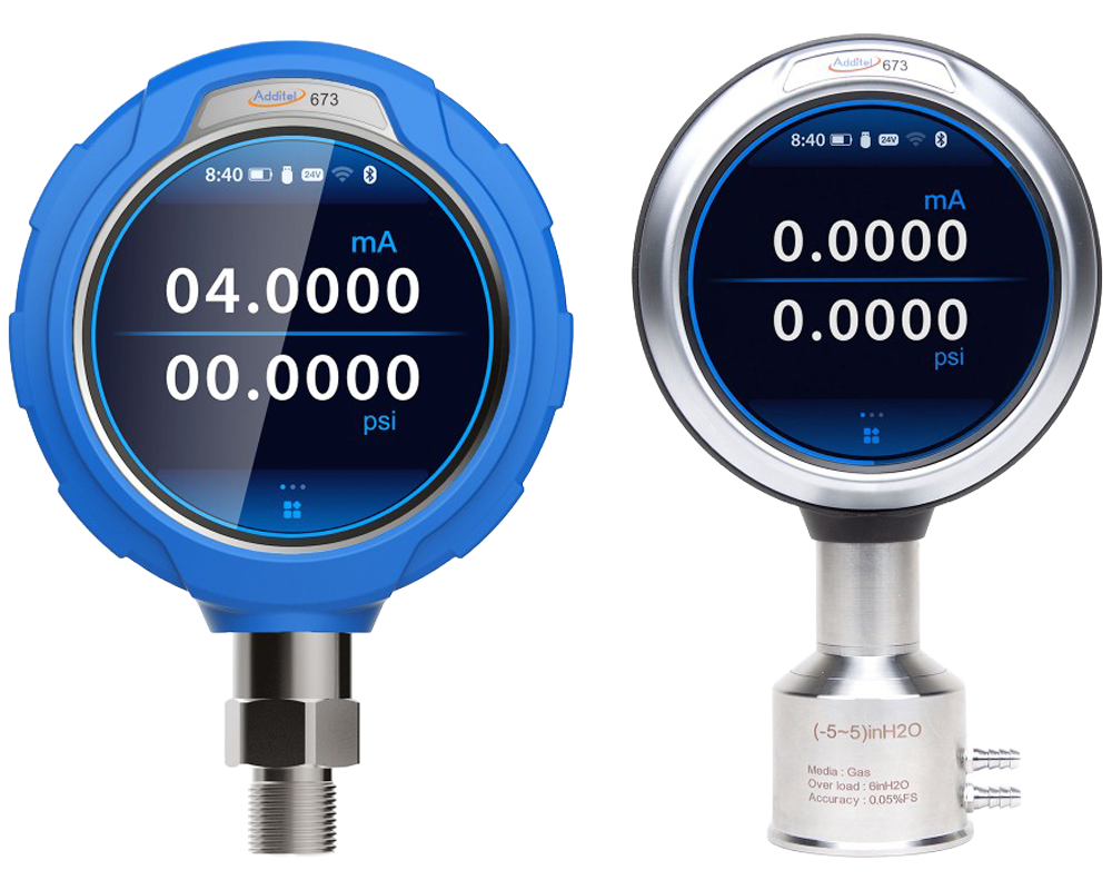 Additel ADT673 pressure calibrator configurations